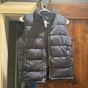 Boys Navy Puffer Vest